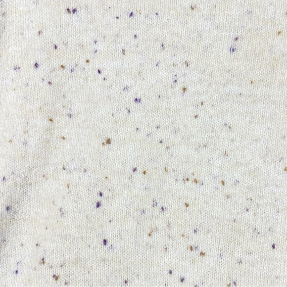 C&C California Johnny Collar Sweater Womens 1X Cream Speckled Oversized Cozy NWT - Picture 8 of 13